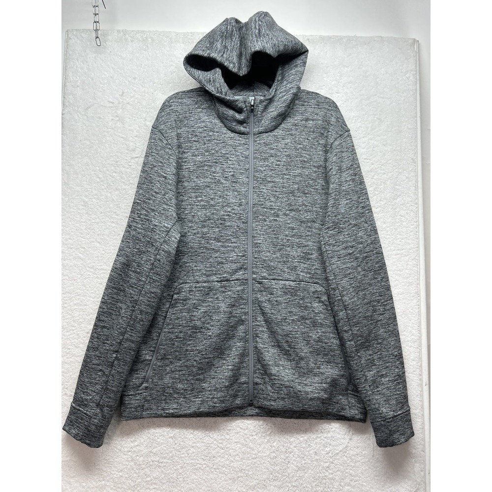 Lululemon Mens Size XL Gray Welterweight Full Zip Hoodie Sweatshirt